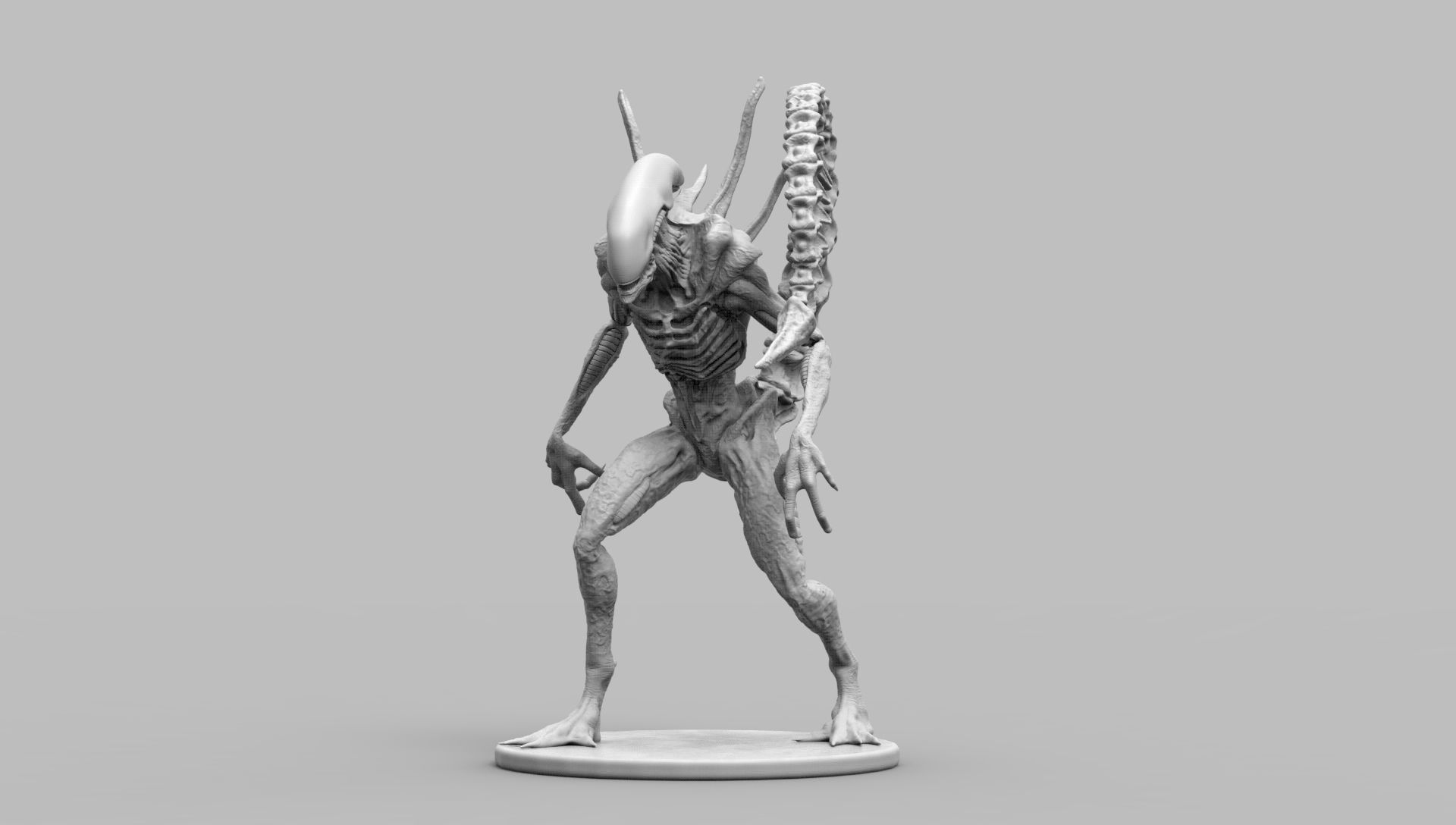 Alien Xenomorph Scout 3D Print Model 3D print model_56