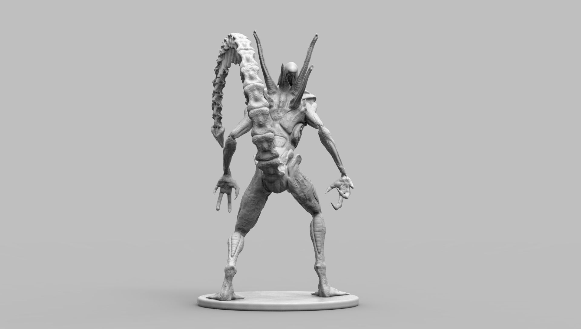 Alien Xenomorph Scout 3D Print Model 3D print model_57