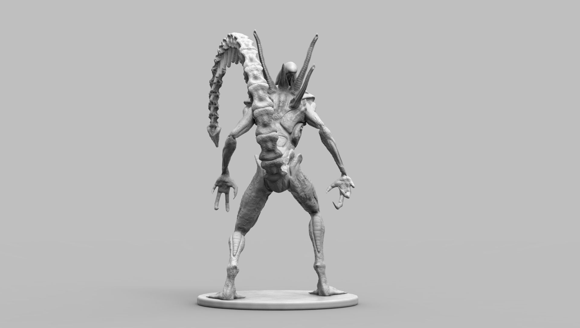 Alien Xenomorph Scout 3D Print Model 3D print model_55