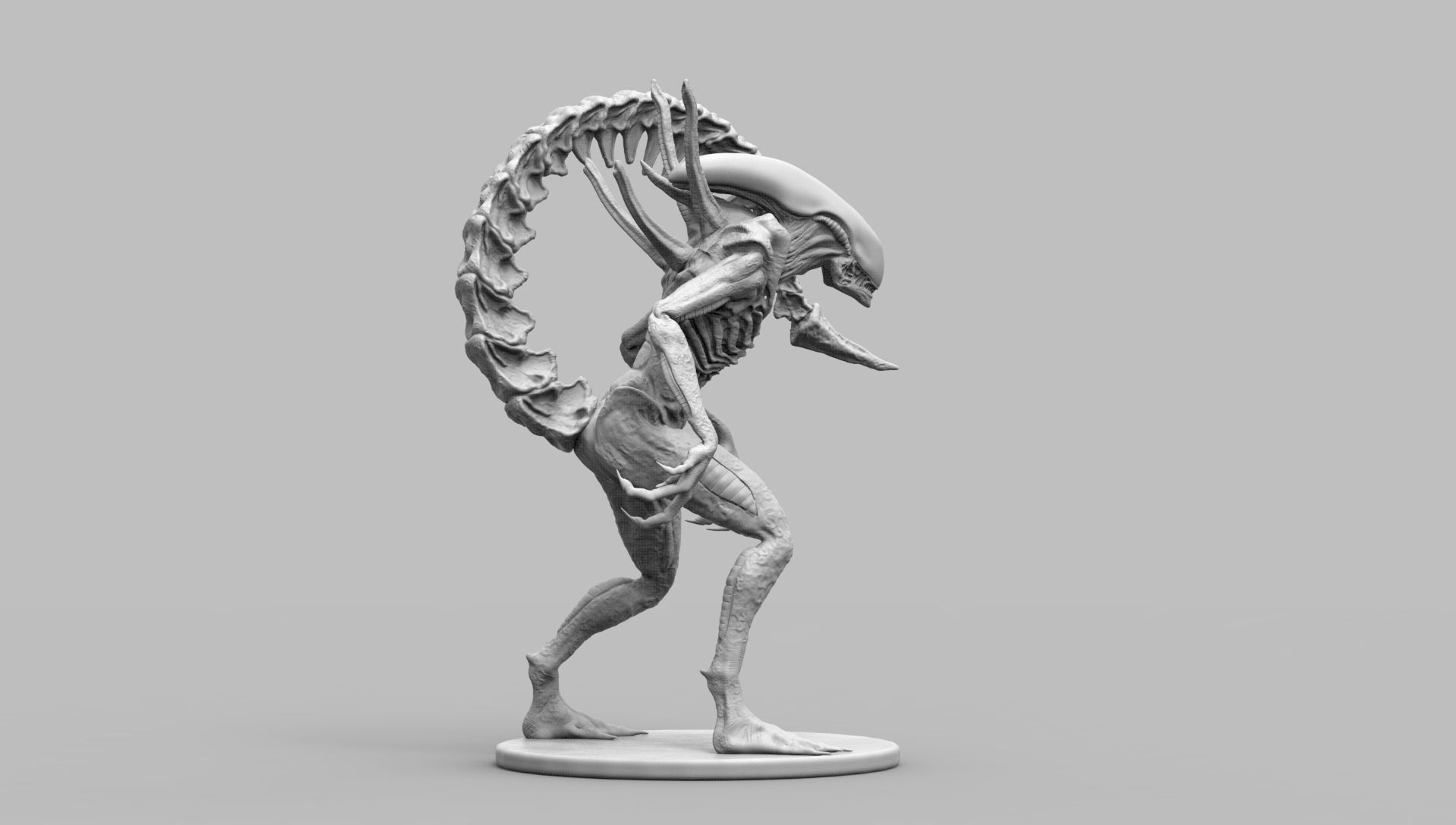 Alien Xenomorph Scout 3D Print Model 3D print model_71