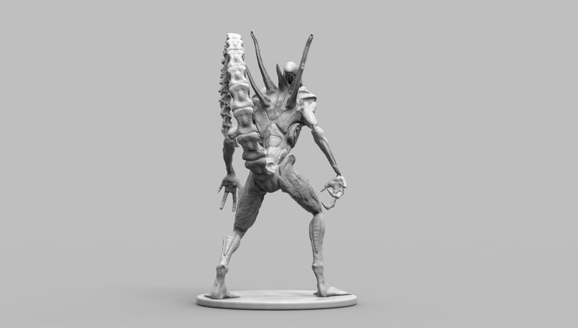 Alien Xenomorph Scout 3D Print Model 3D print model_58