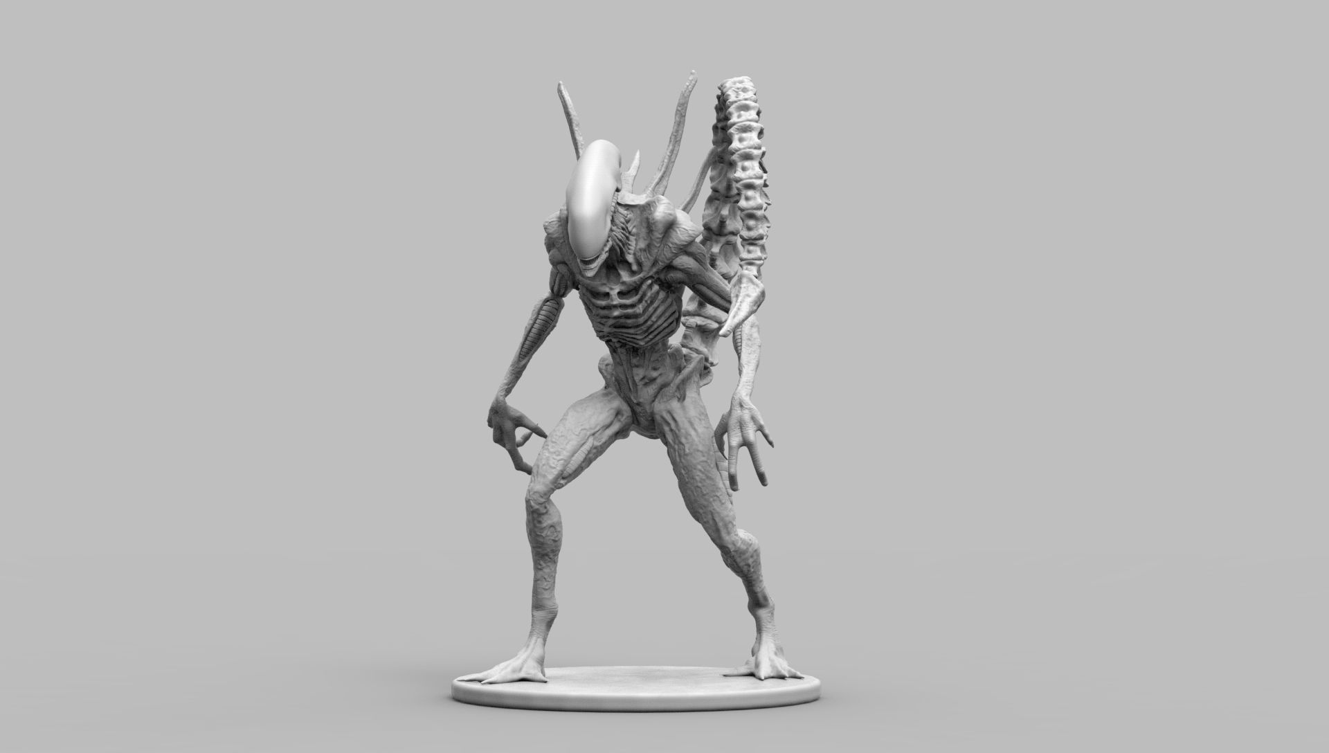 Alien Xenomorph Scout 3D Print Model 3D print model_42