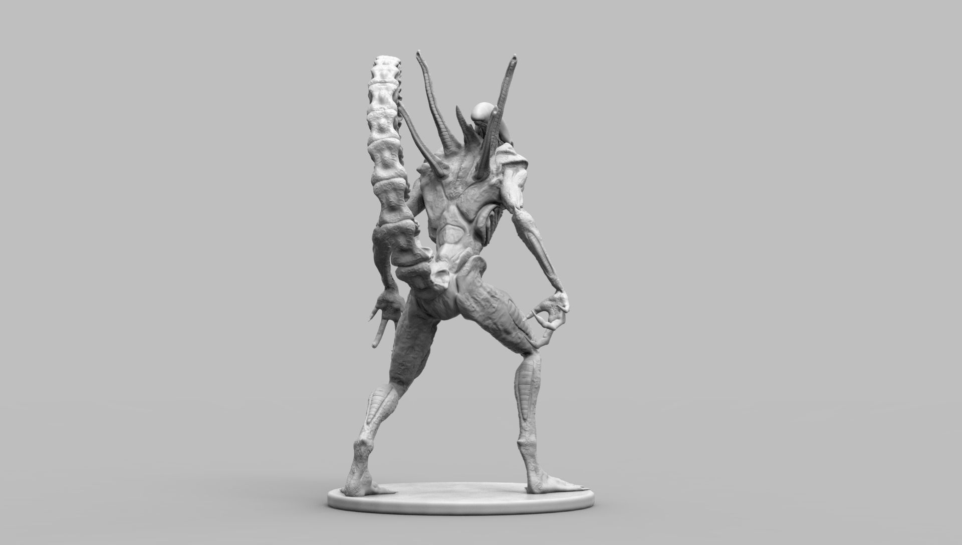 Alien Xenomorph Scout 3D Print Model 3D print model_59