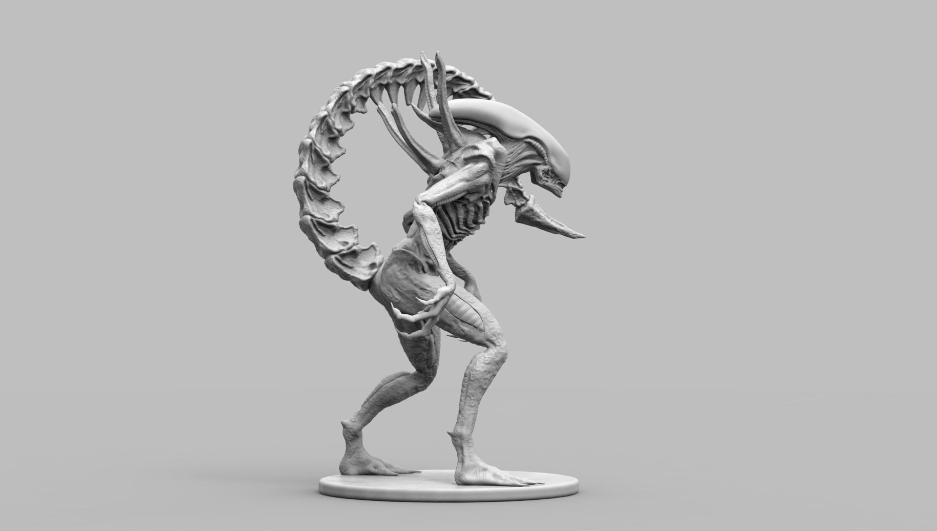 Alien Xenomorph Scout 3D Print Model 3D print model_72