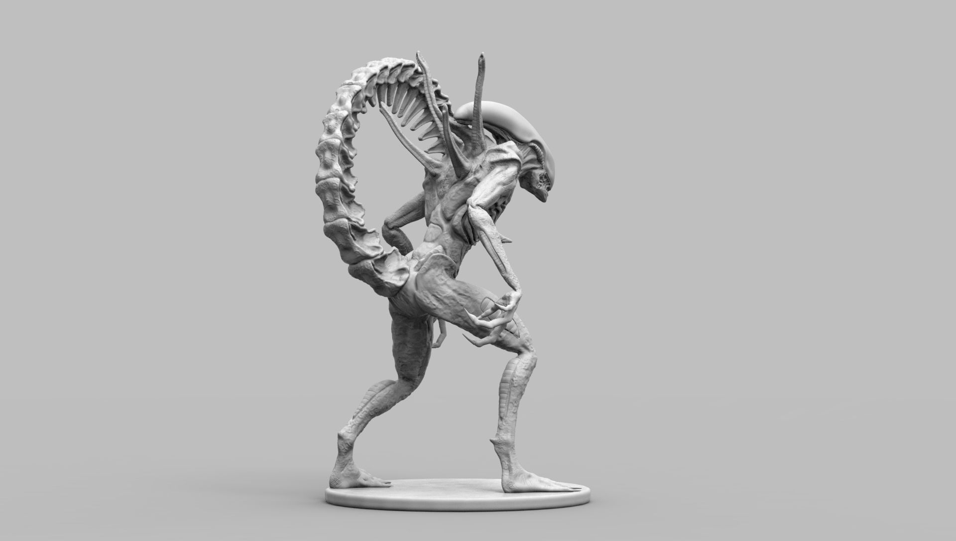 Alien Xenomorph Scout 3D Print Model 3D print model_65