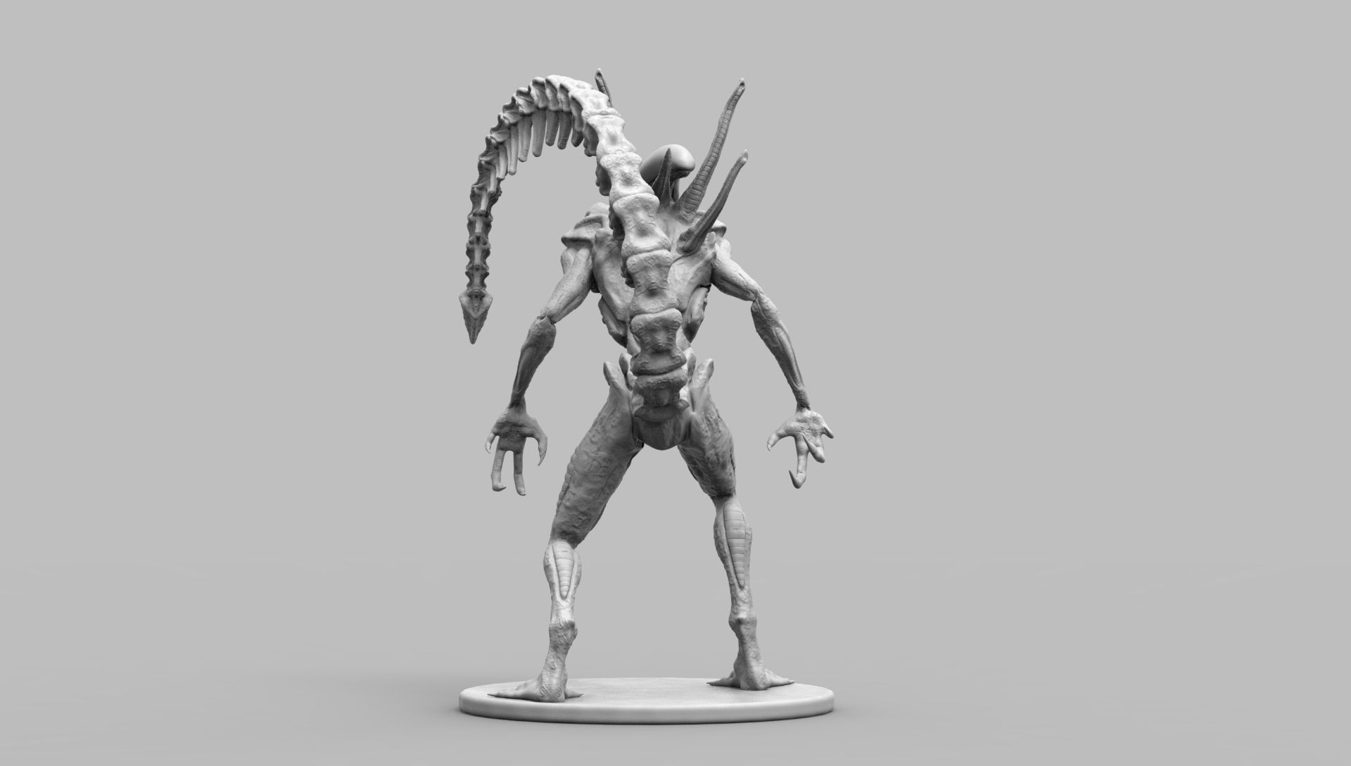 Alien Xenomorph Scout 3D Print Model 3D print model_54