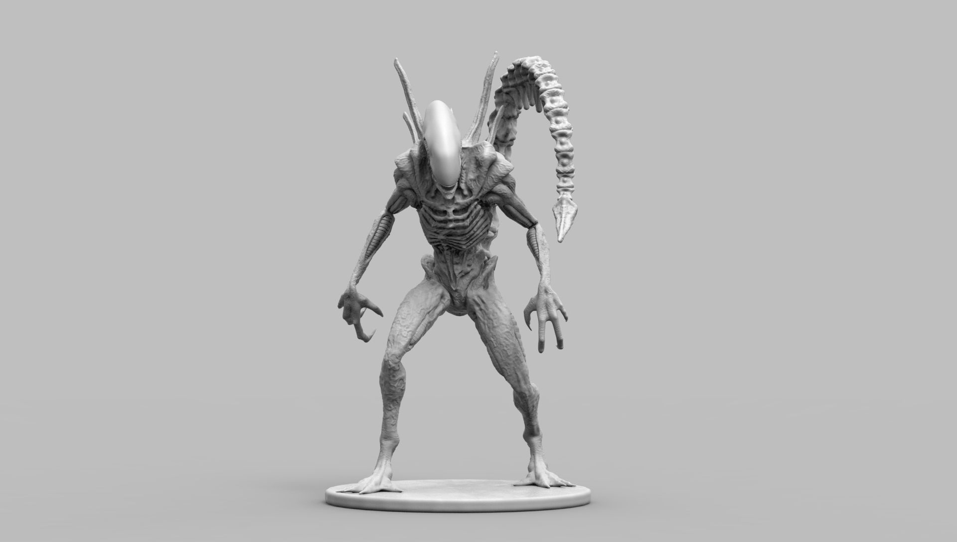 Alien Xenomorph Scout 3D Print Model 3D print model_26