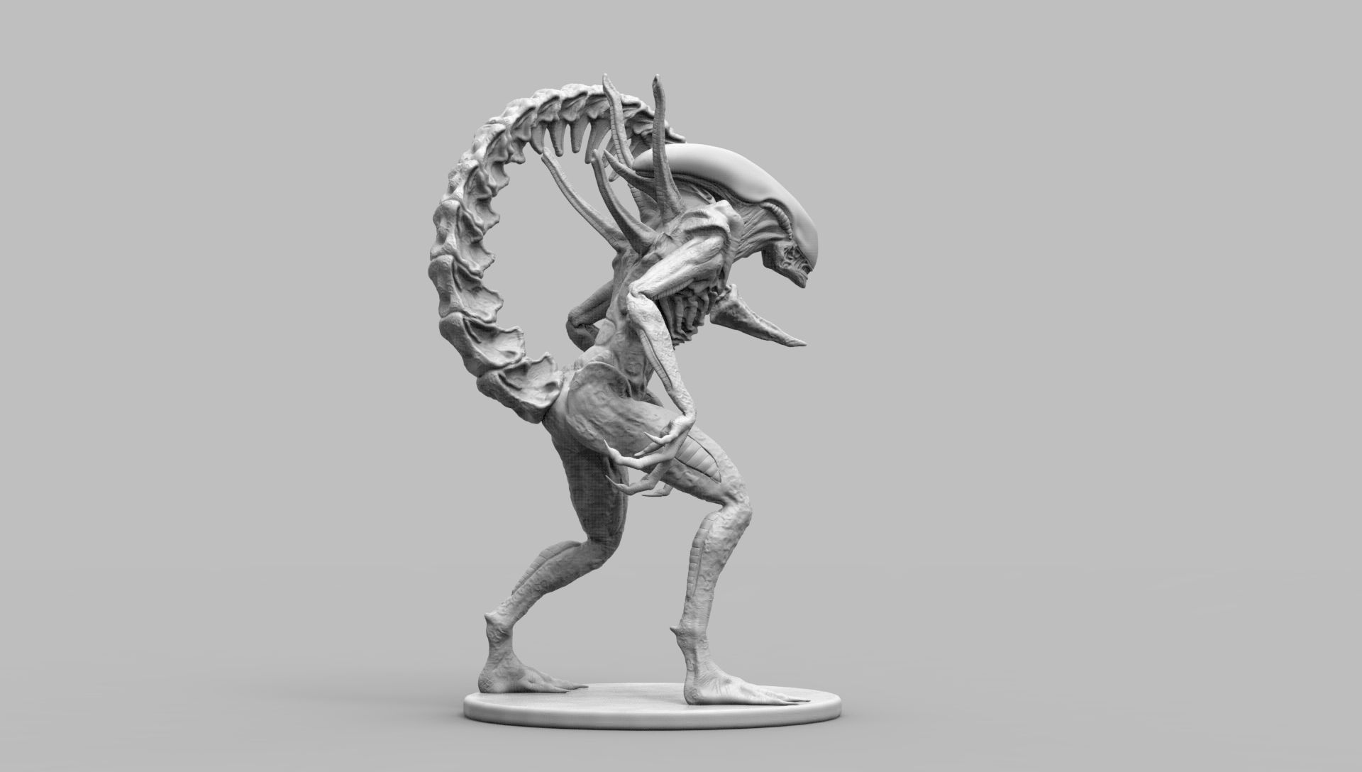 Alien Xenomorph Scout 3D Print Model 3D print model_70