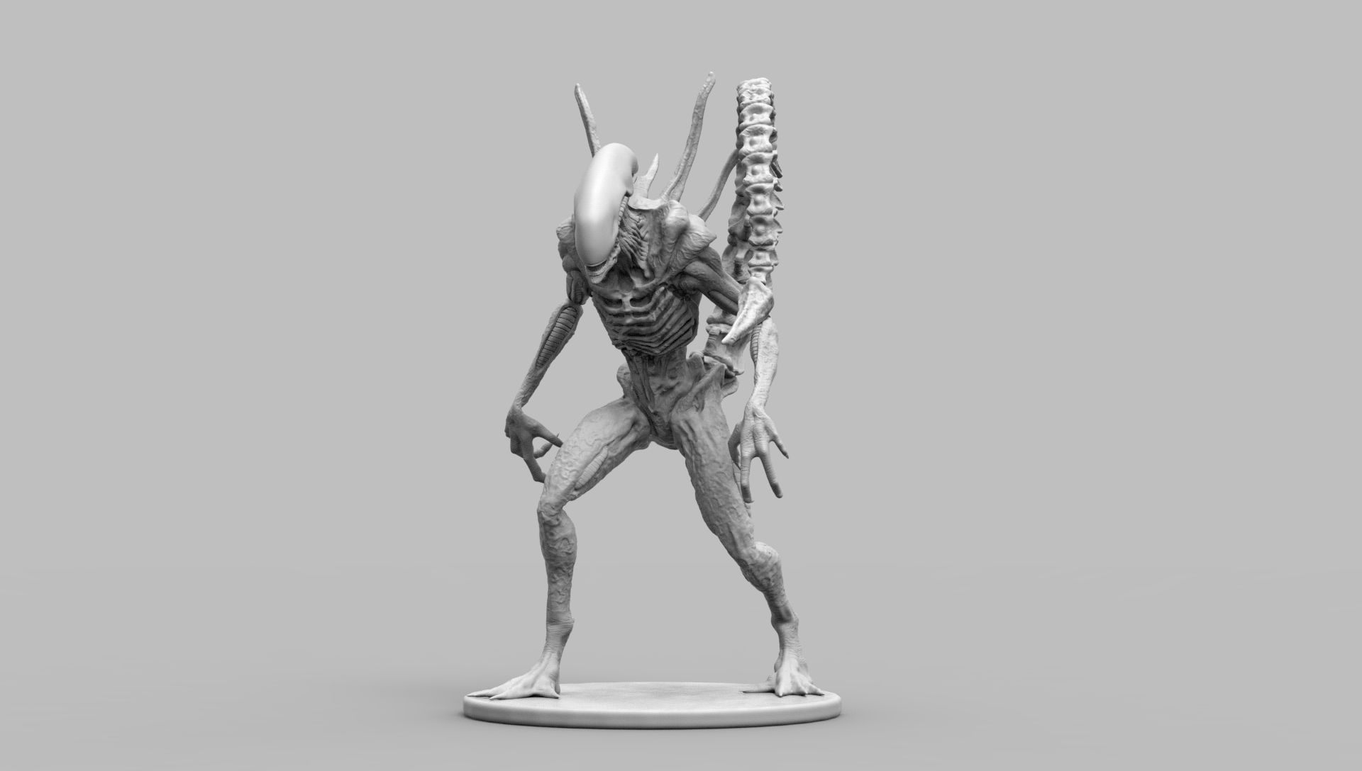 Alien Xenomorph Scout 3D Print Model 3D print model_49