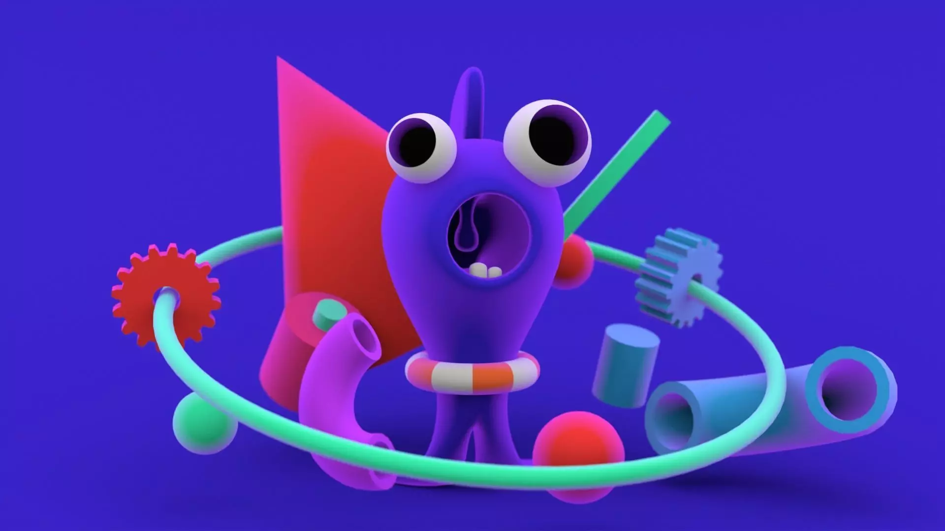 3D Illustration Fish - Fish Model - Arnold Render Free 3D model_0