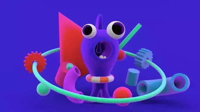 3D Illustration Fish - Fish Model - Arnold Render Free 3D model