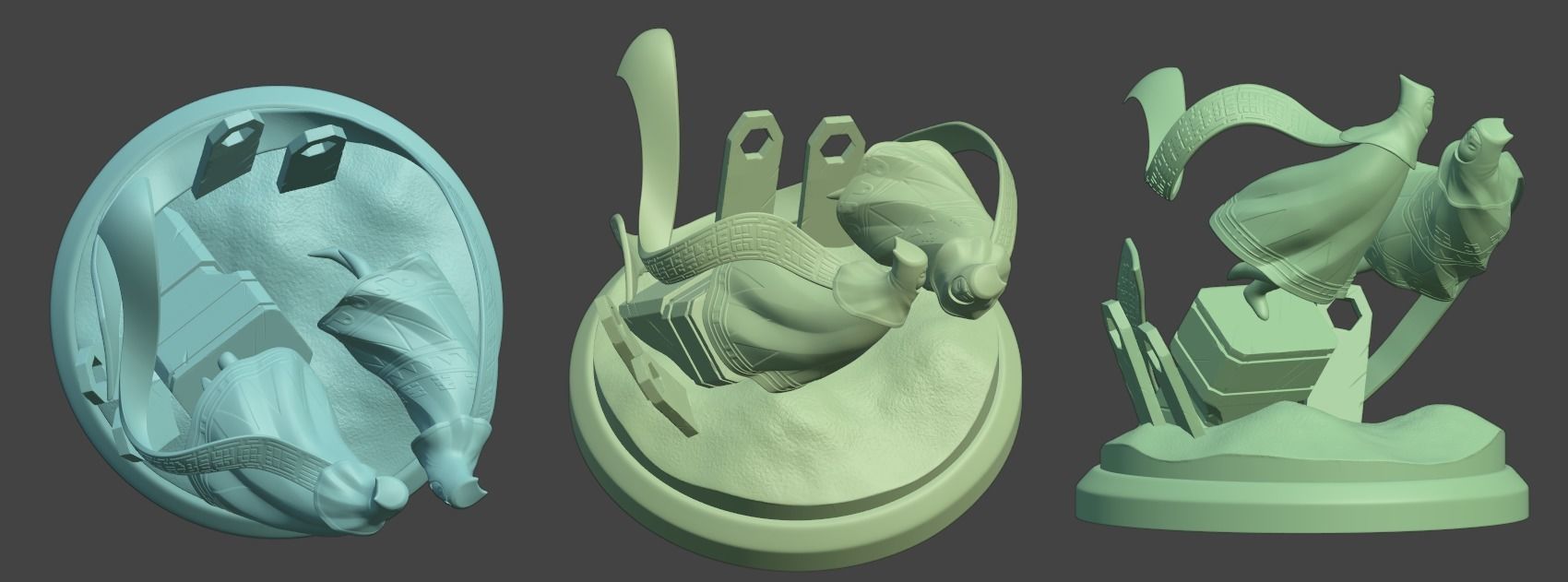 Diorama Journey through the desert 3D print model_19