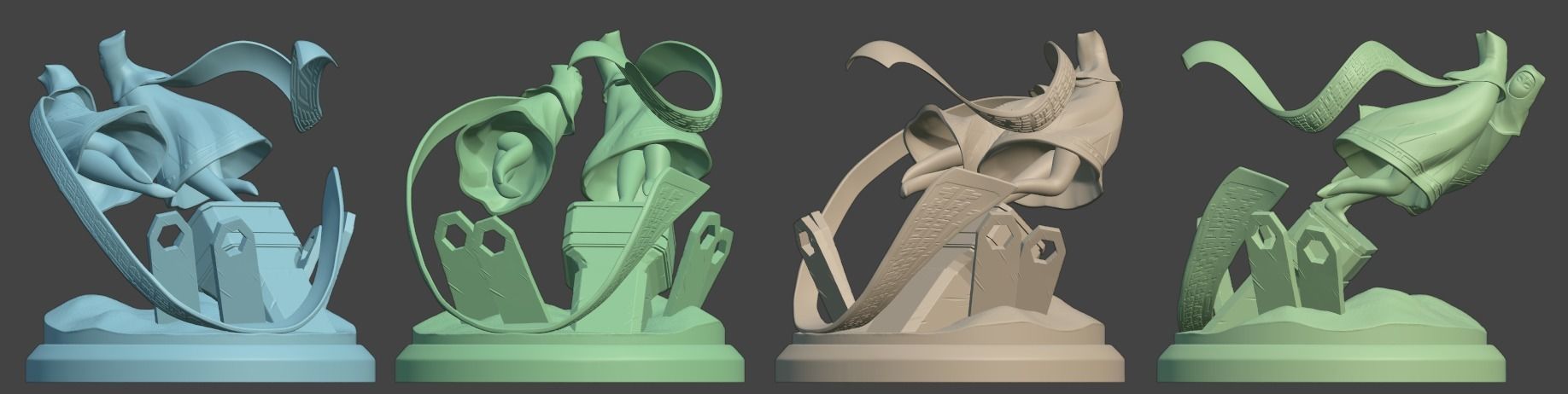 Diorama Journey through the desert 3D print model_17