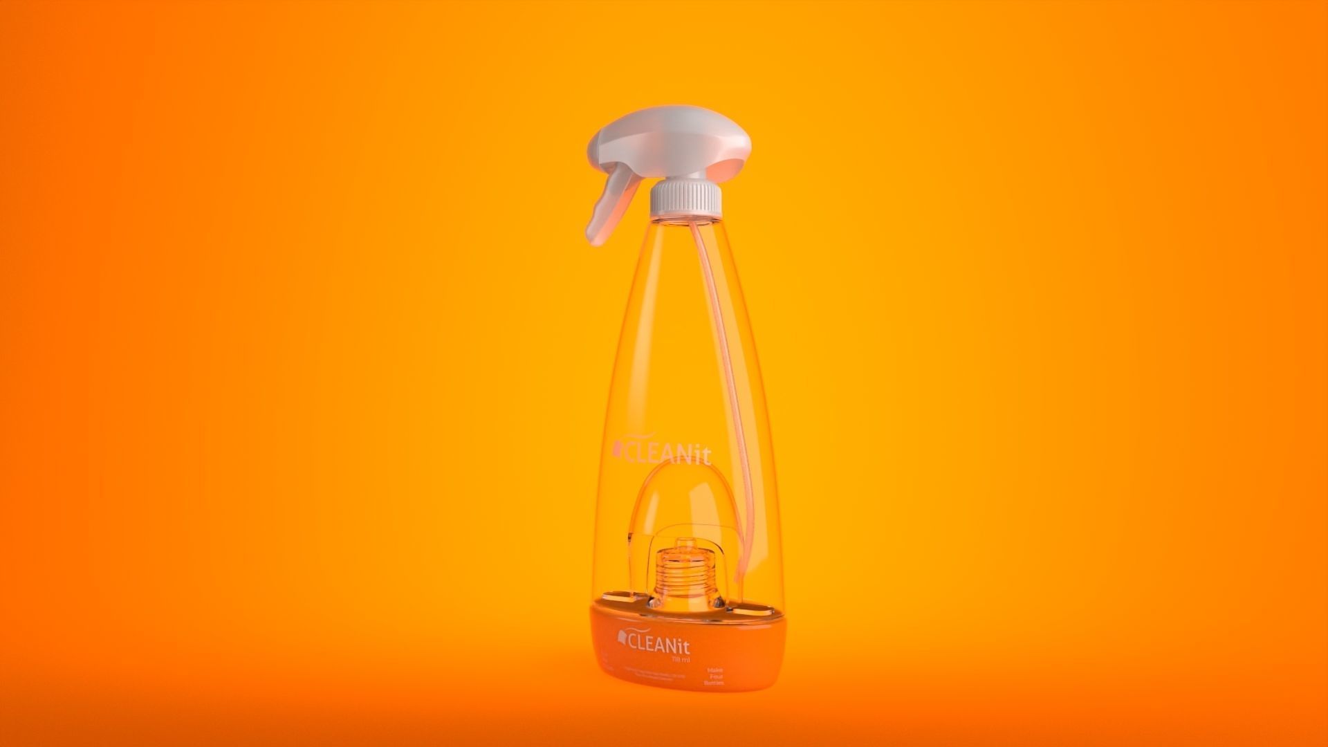 Spray Bottle - Sprinkler Bottle 3D Model 3D model_3