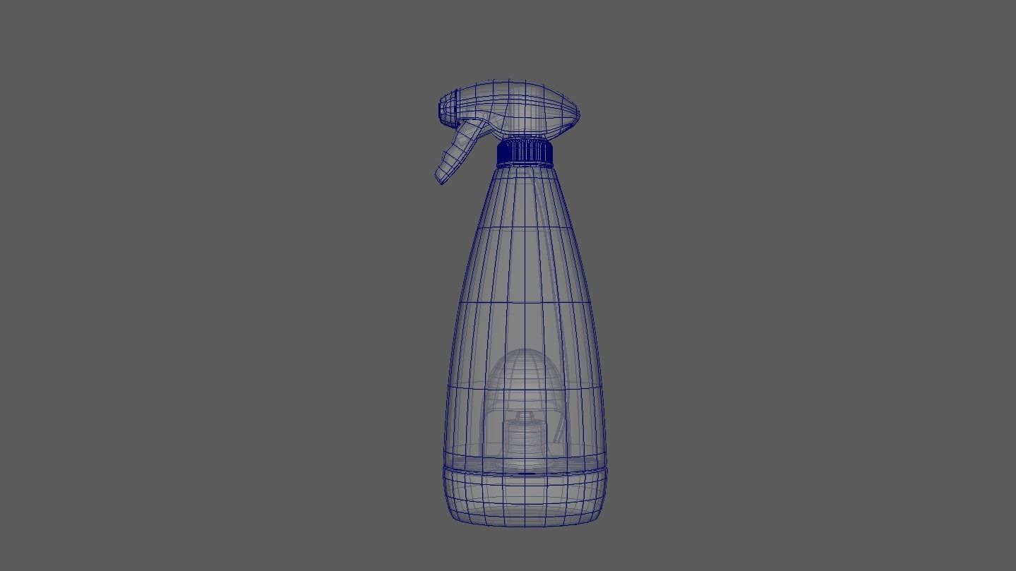 Spray Bottle - Sprinkler Bottle 3D Model 3D model_6