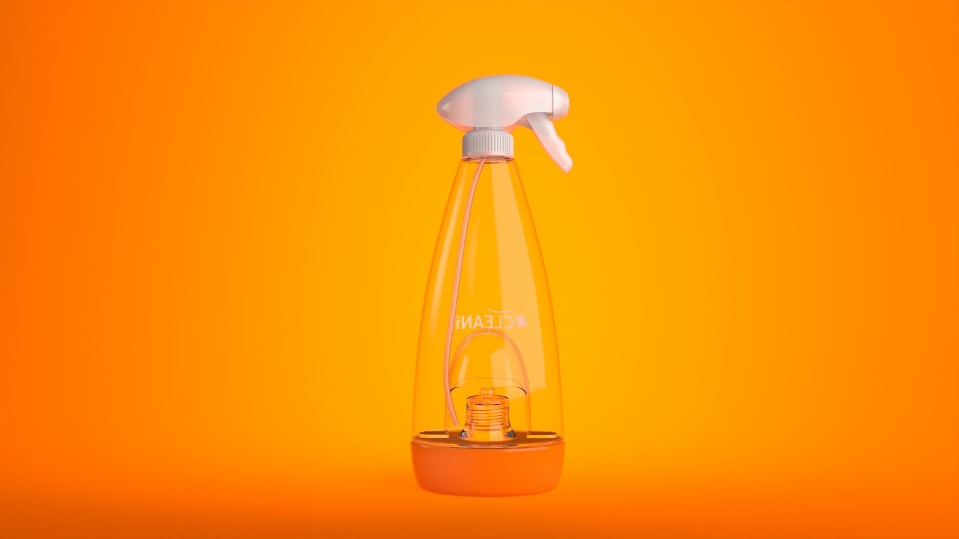 Spray Bottle - Sprinkler Bottle 3D Model 3D model_2