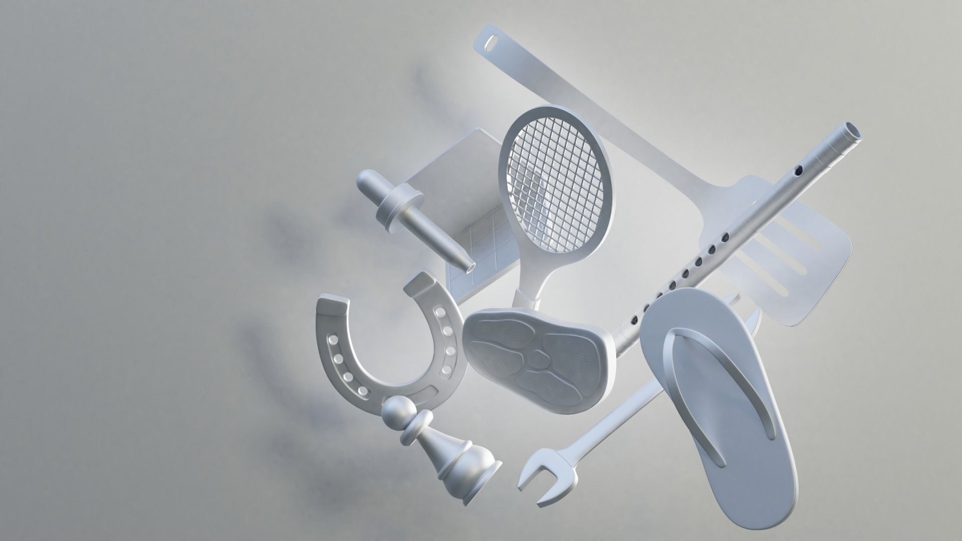 Abstract Elements Pack 1 3D model_1