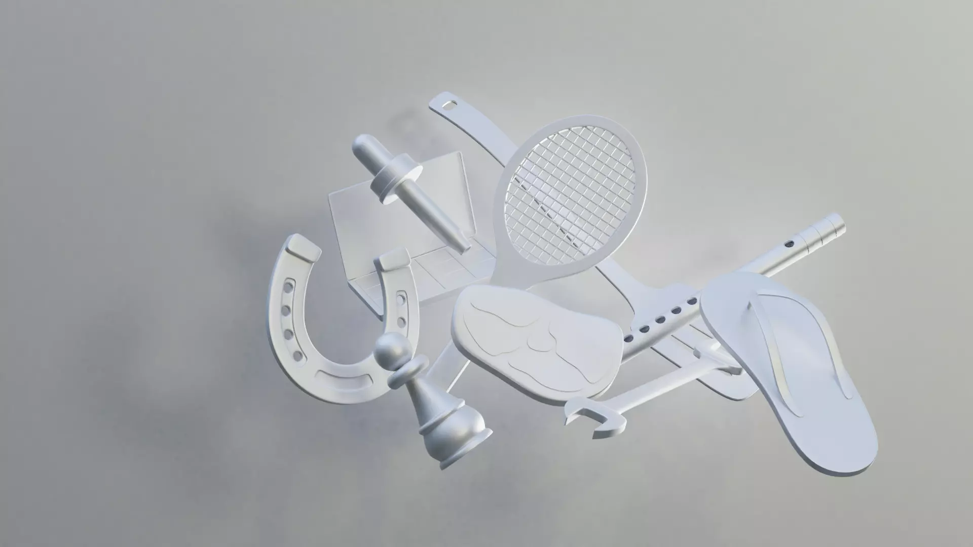 Abstract Elements Pack 1 3D model_0