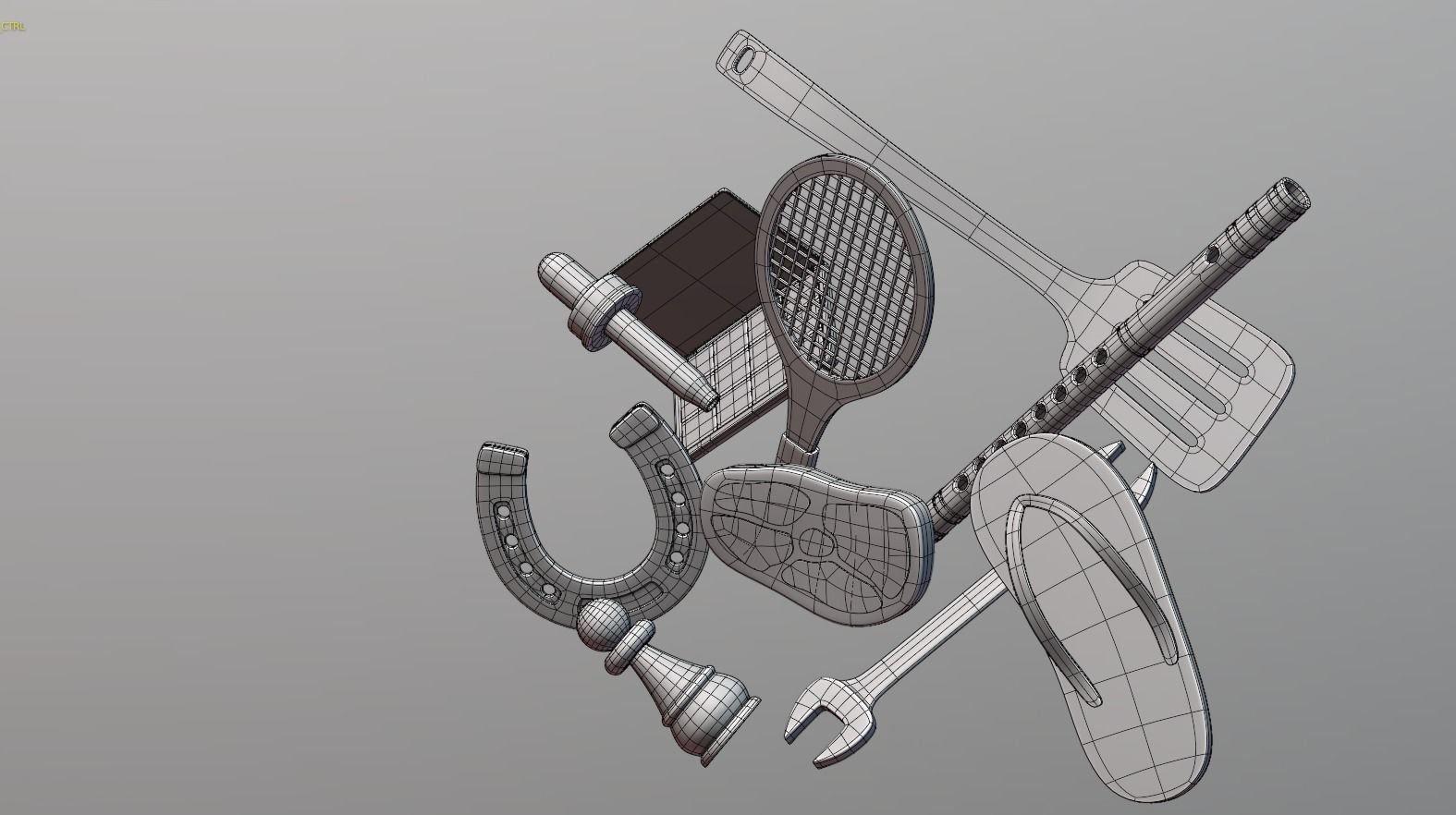 Abstract Elements Pack 1 3D model_5