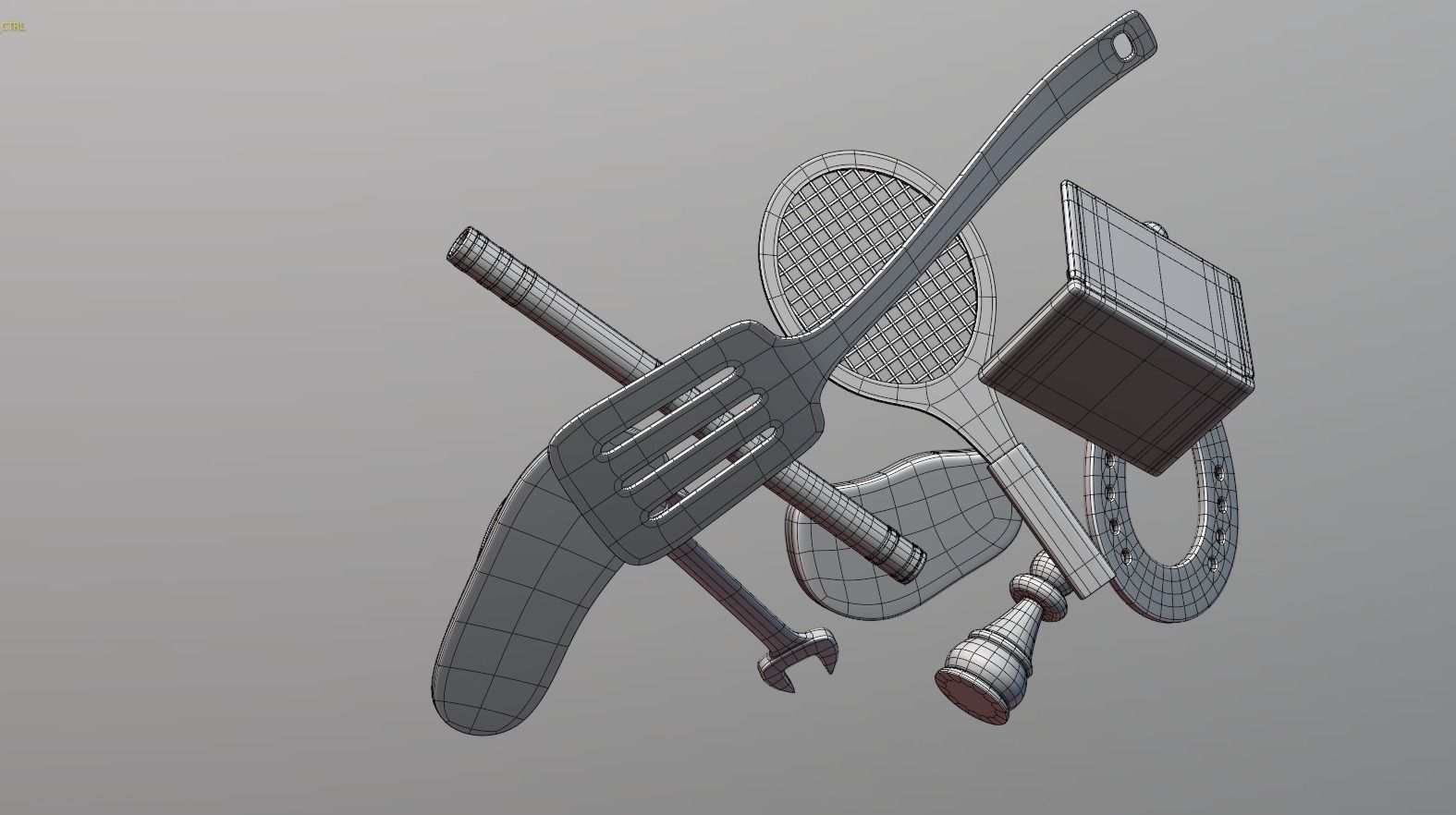 Abstract Elements Pack 1 3D model_7