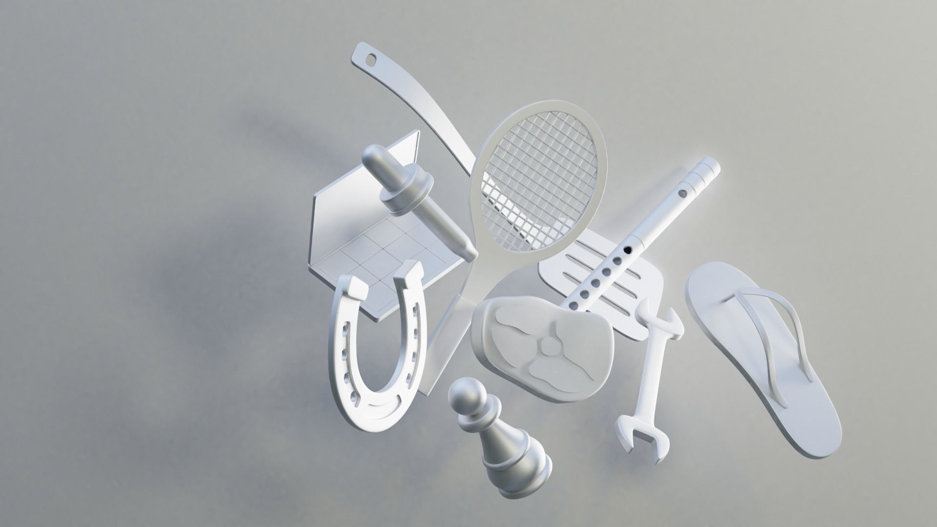 Abstract Elements Pack 1 3D model_2