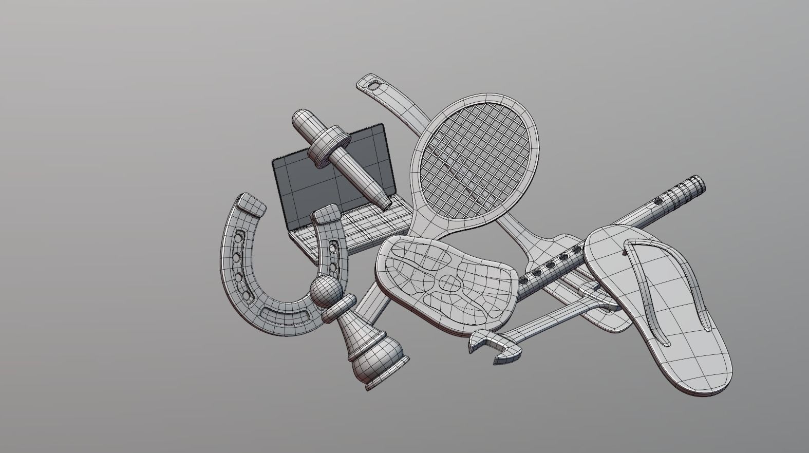 Abstract Elements Pack 1 3D model_4