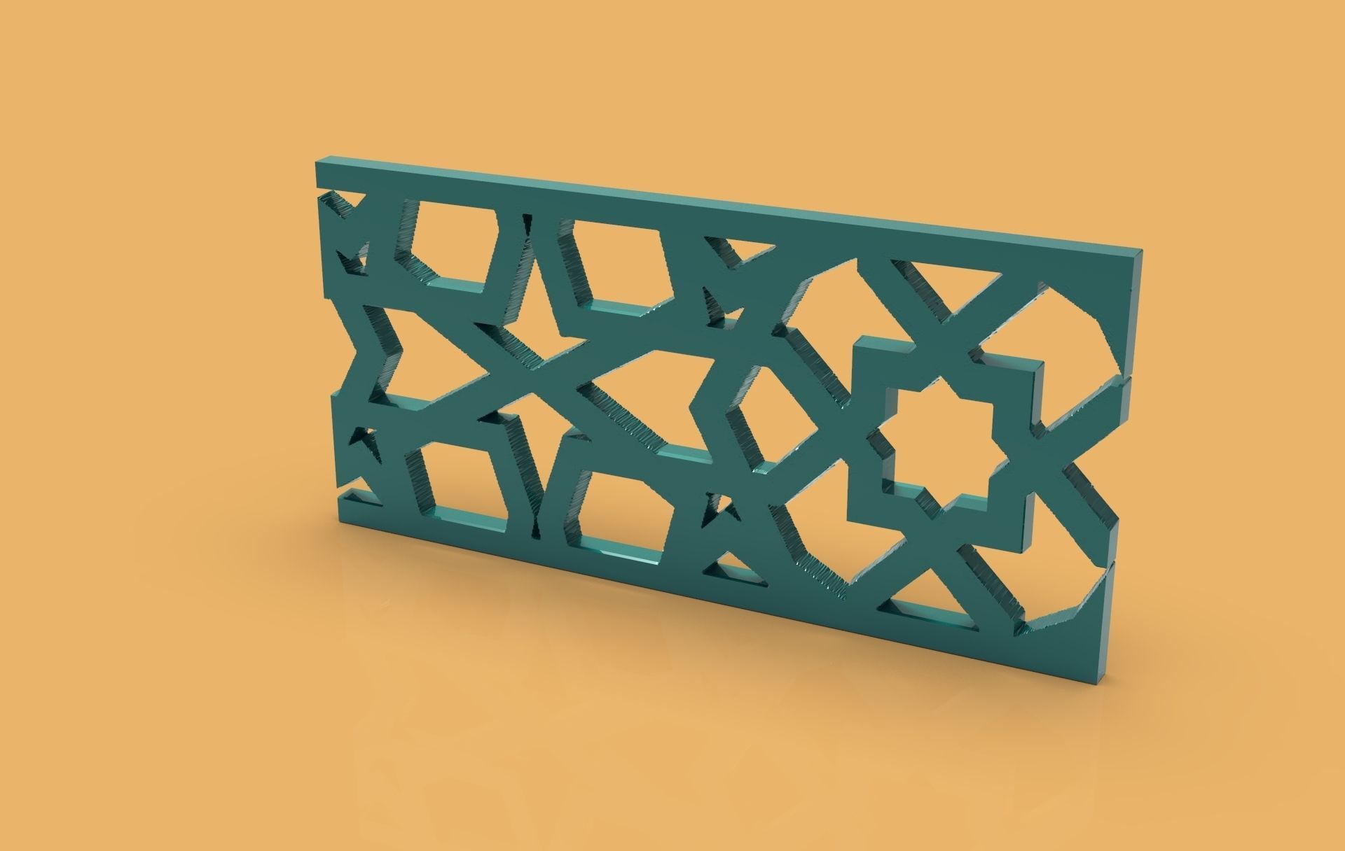 Floral Wood Carving for Furniture - 13 3D model_5