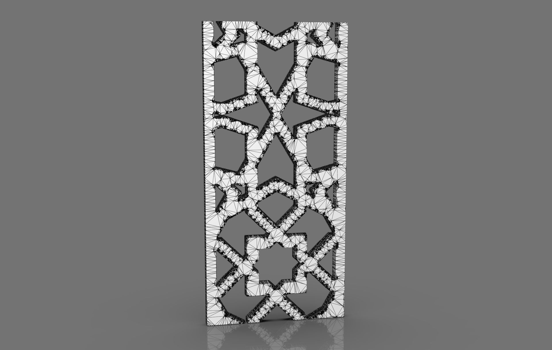 Floral Wood Carving for Furniture - 13 3D model_7