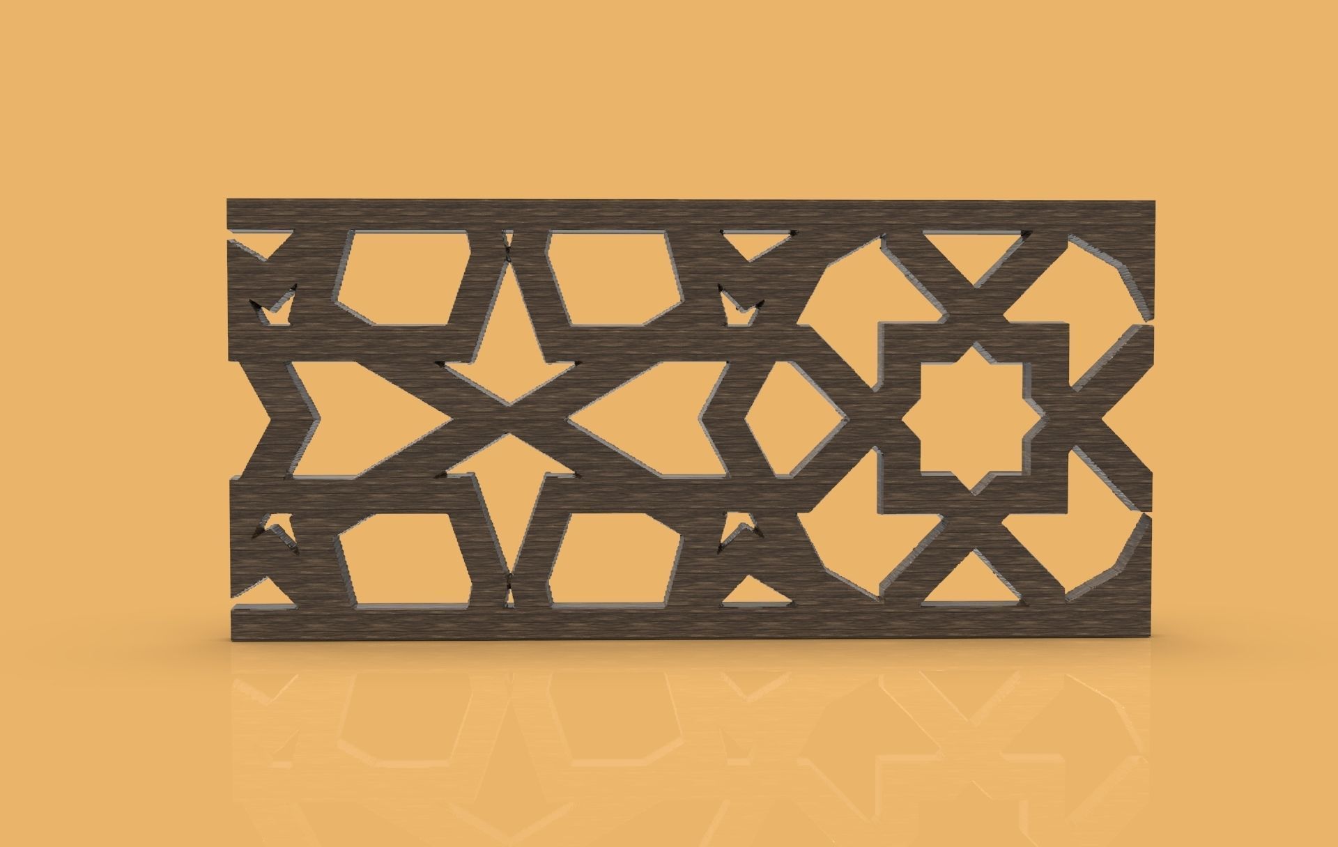 Floral Wood Carving for Furniture - 13 3D model_6