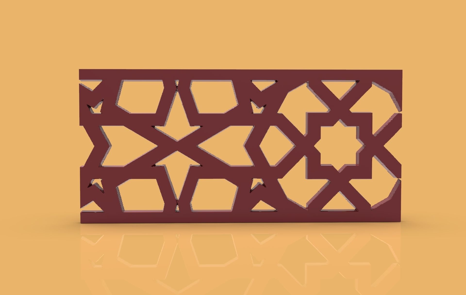 Floral Wood Carving for Furniture - 13 3D model_2