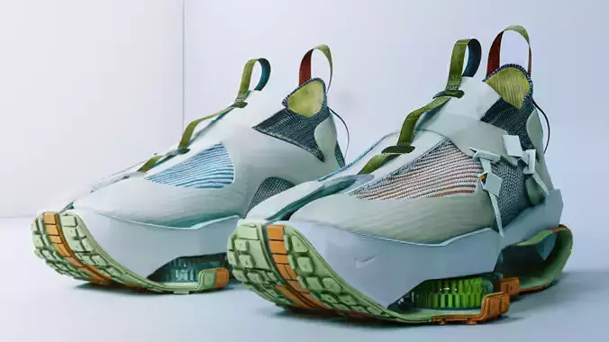 Nike Ispa Shoe and a Nike Carton Box 