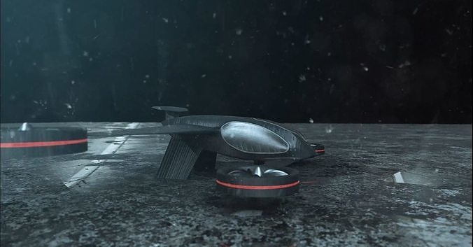 Evtol  Plane 3D model
