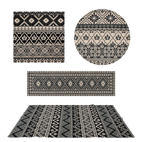 Rugs No 307 Low-poly 3D model