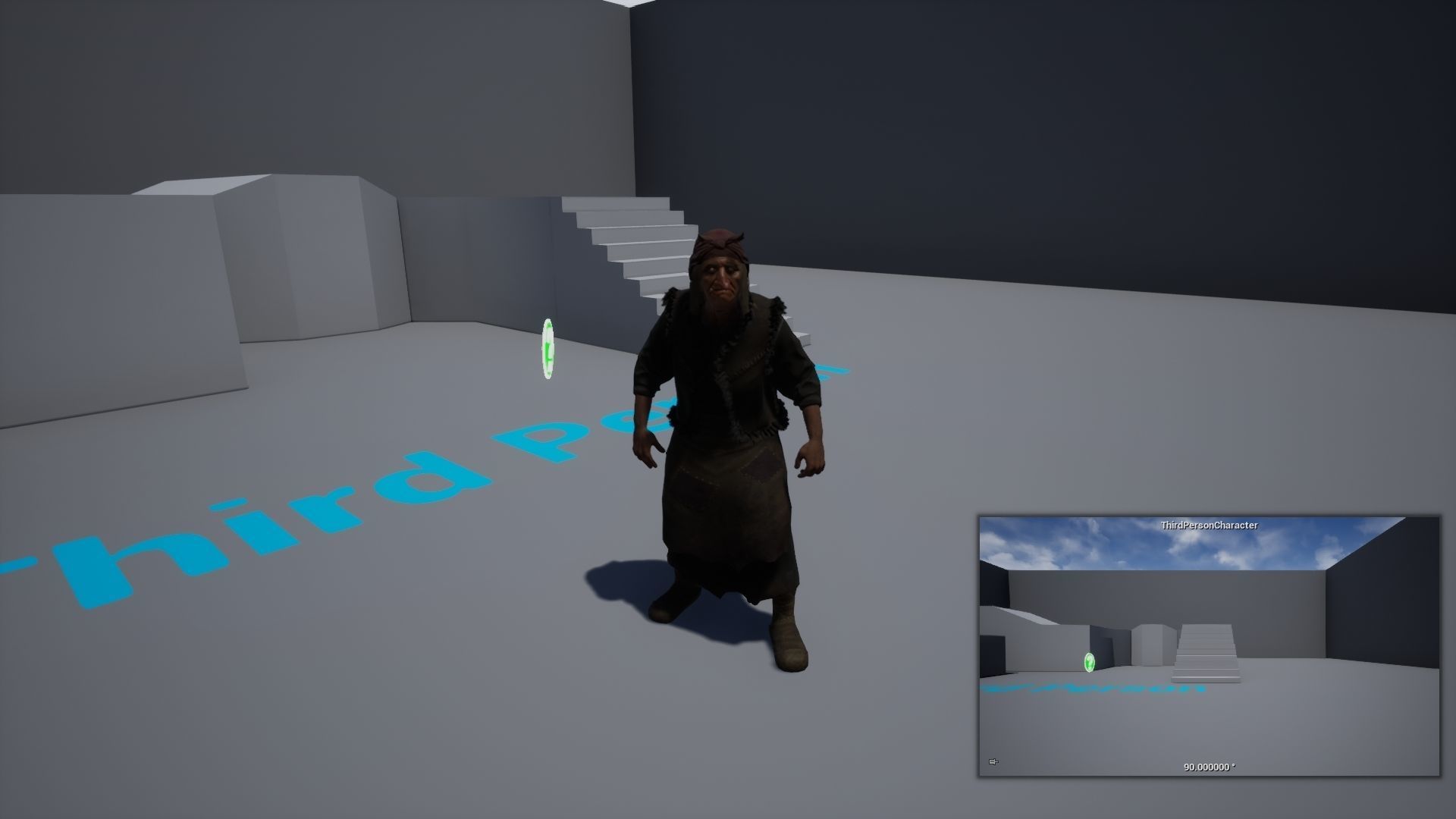 Baba Yaga Low-poly 3D model_15