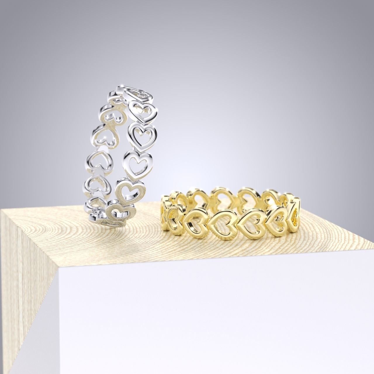 MINIMAL SET RING 9 MODELS 3D print model_7