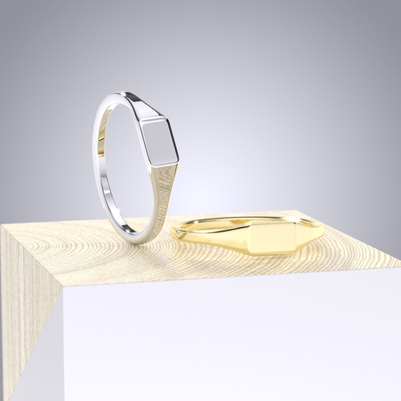 MINIMAL SET RING 9 MODELS 3D print model_8