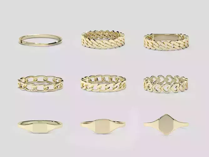 MINIMAL SET  RING 9 MODELS