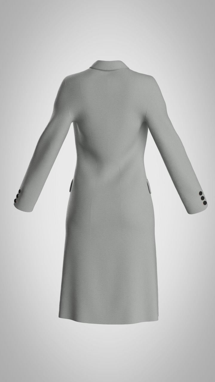 double-breasted jacket woman Texture_1