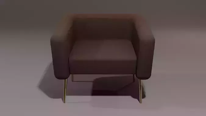 armchair chair with gold legs