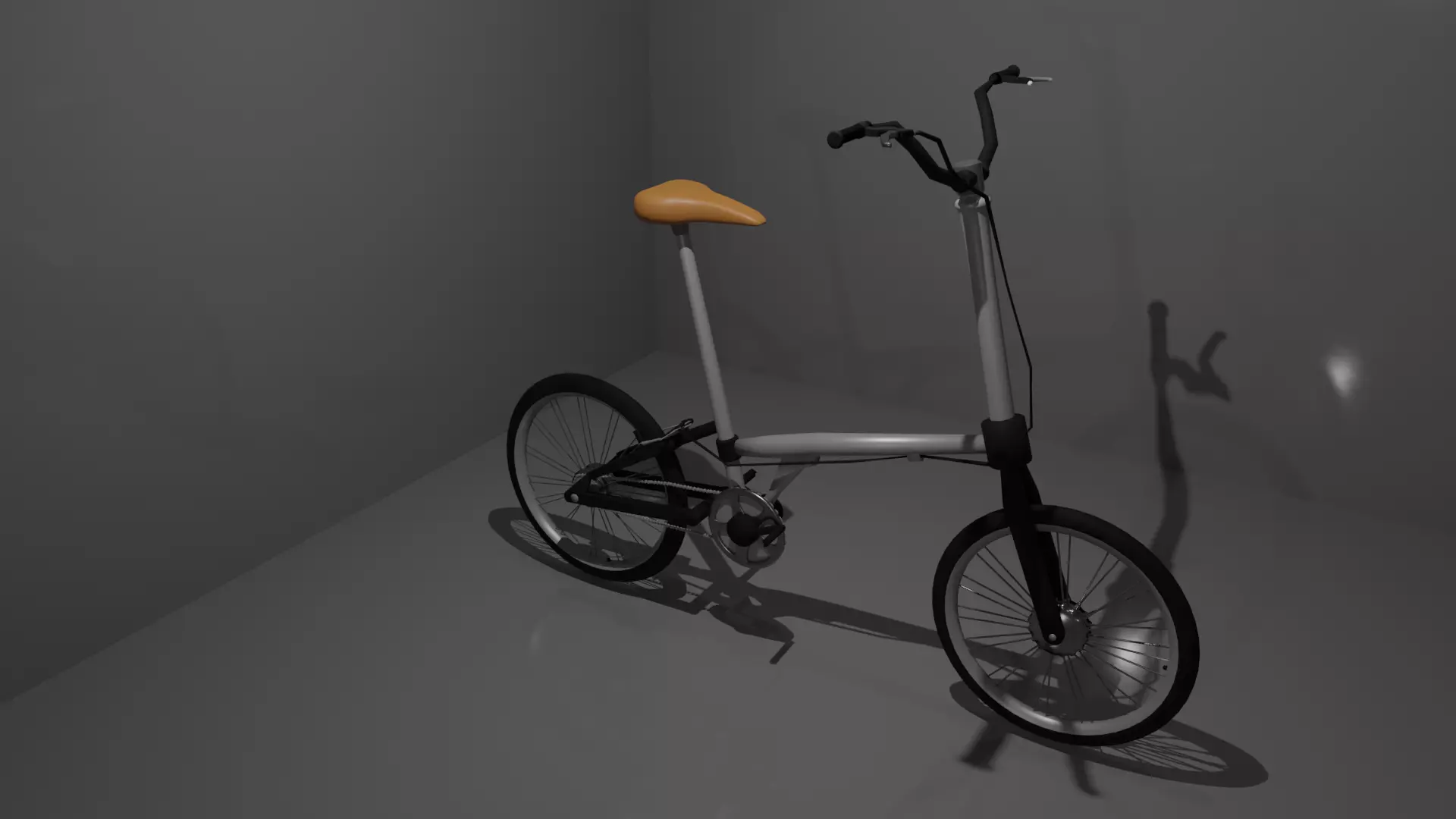 Simple Bicycle Free low-poly 3D model