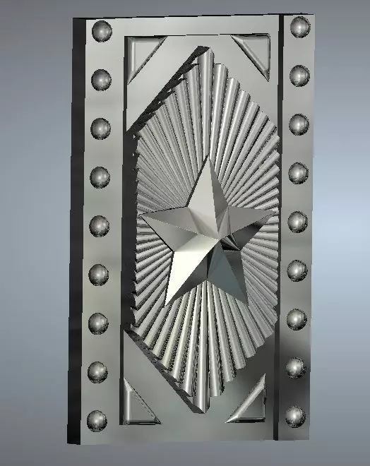star madalion Free 3D print model