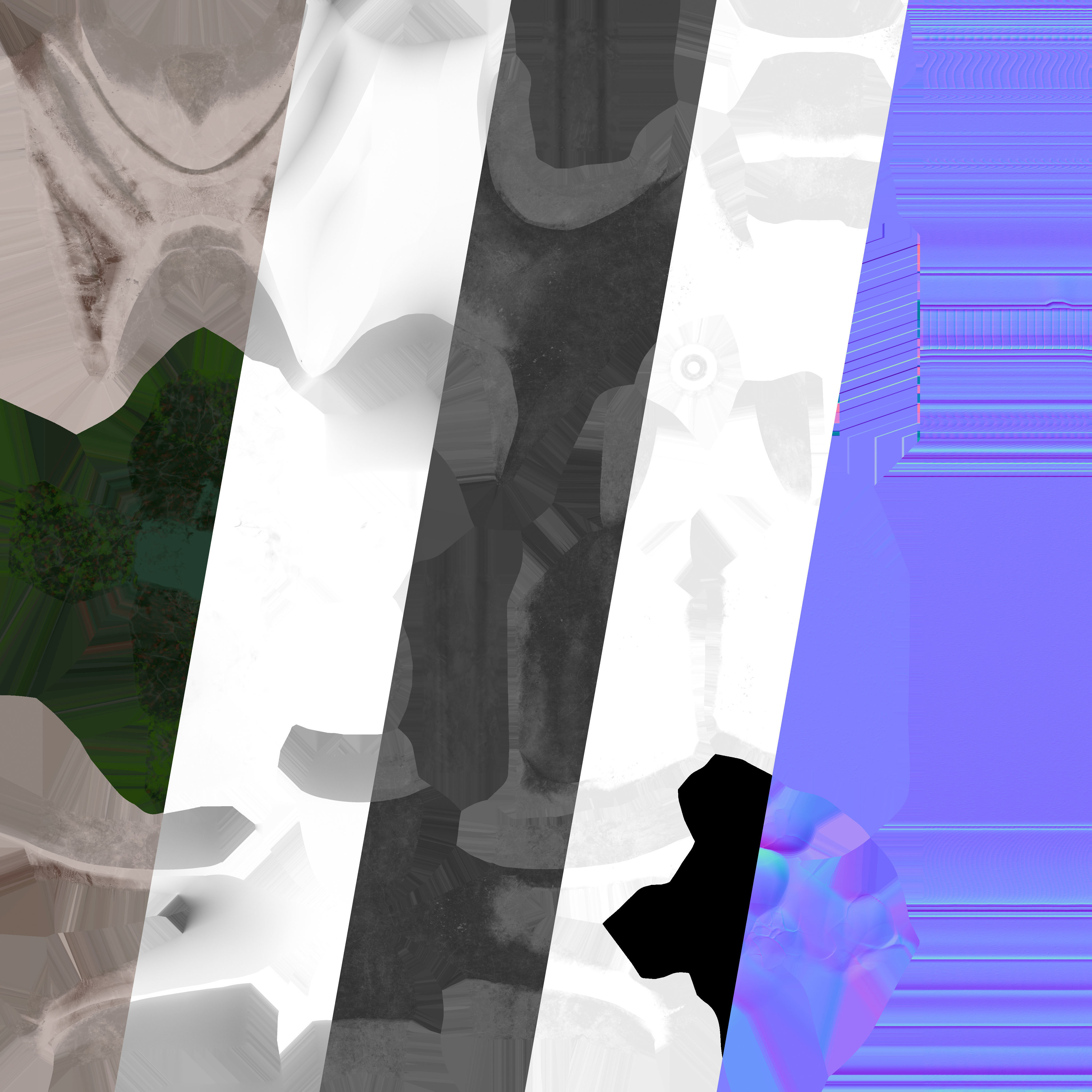 Witches Magic Staff Game Ready Low-poly 3D model_20