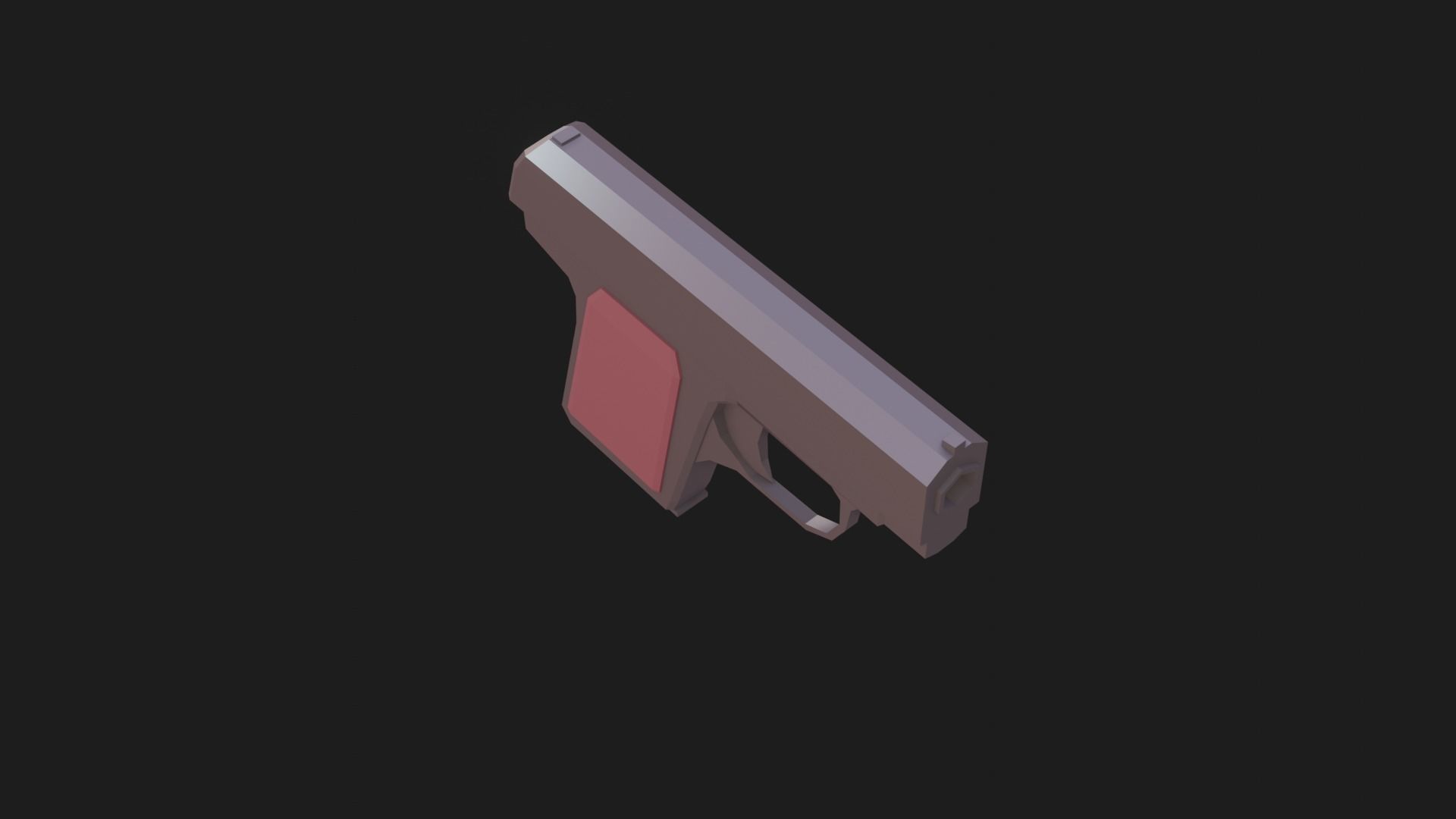 Weaponies - Colt25 Low-poly 3D model_6