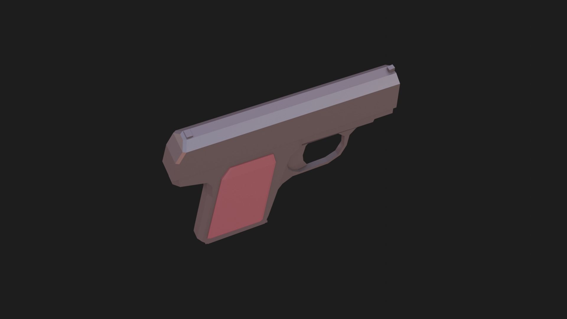 Weaponies - Colt25 Low-poly 3D model_5