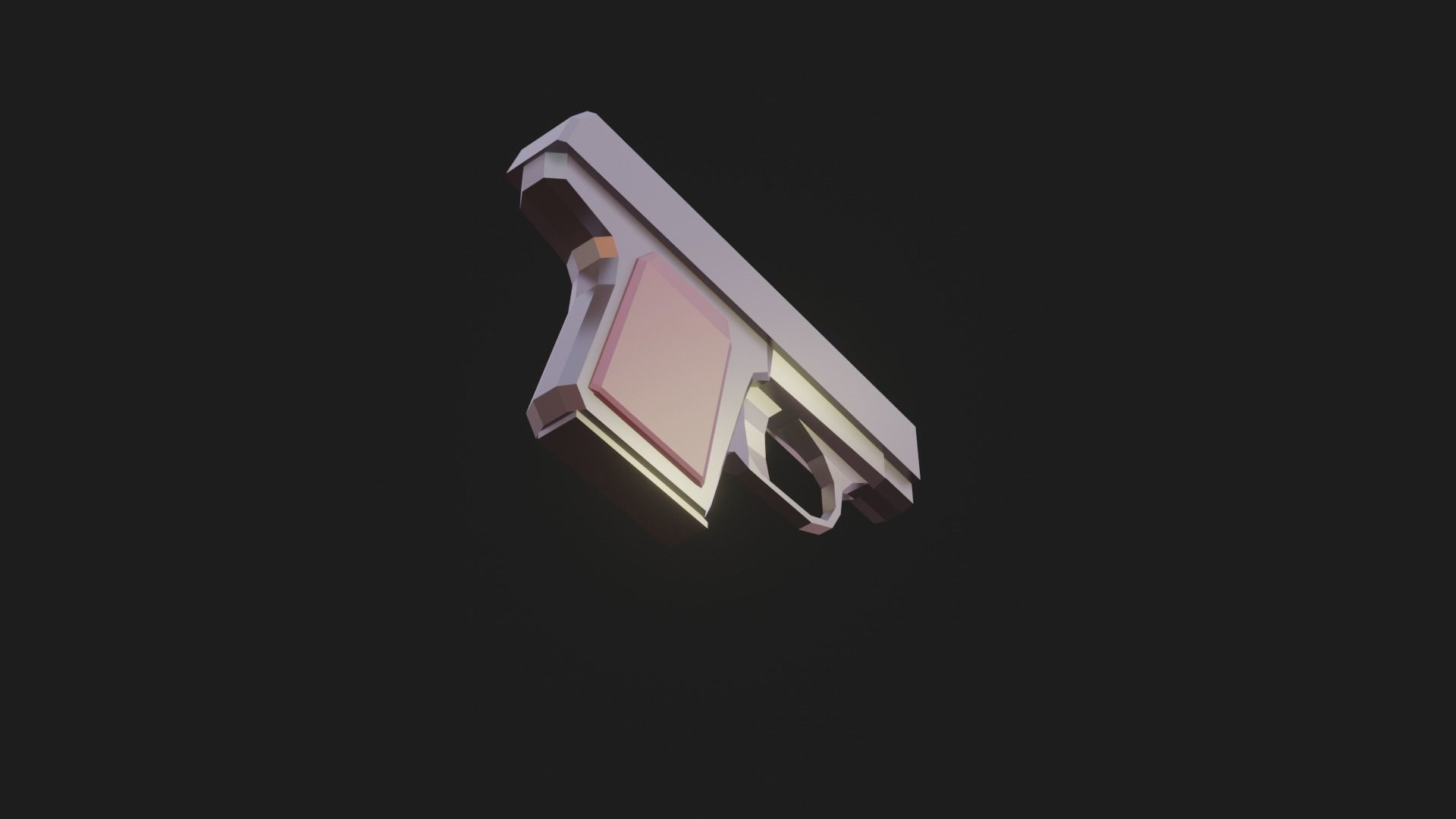 Weaponies - Colt25 Low-poly 3D model_7
