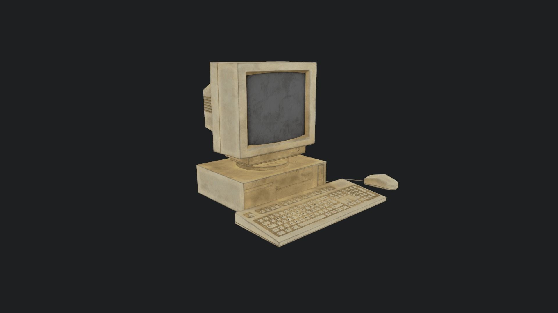 Dirty 90s Pc Game Ready Low-poly 3D model_10