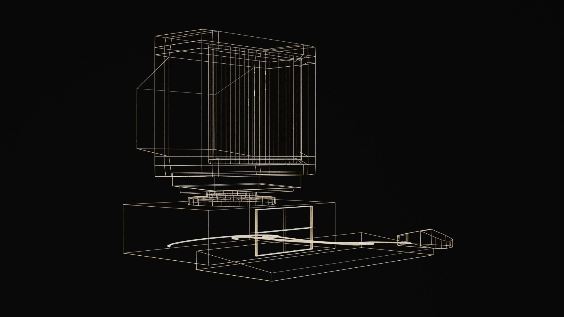 Dirty 90s Pc Game Ready Low-poly 3D model_4