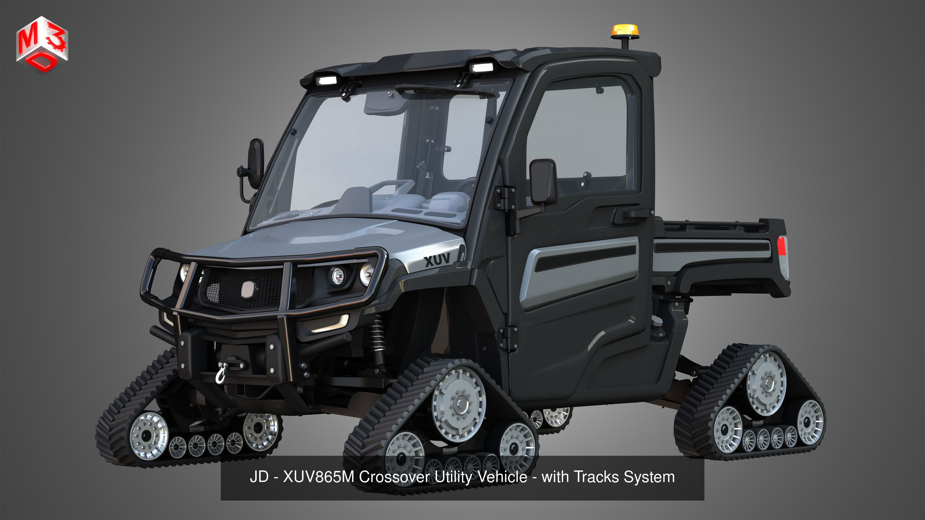 Off Road Dune Buggies - with Tracks System 2 in 1 3D Model Collection_1