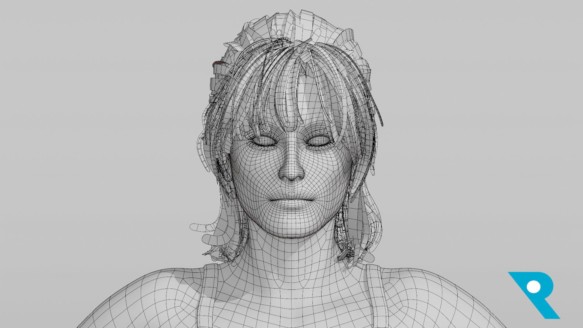 Realistic Female Character - Lynette 3D model_15