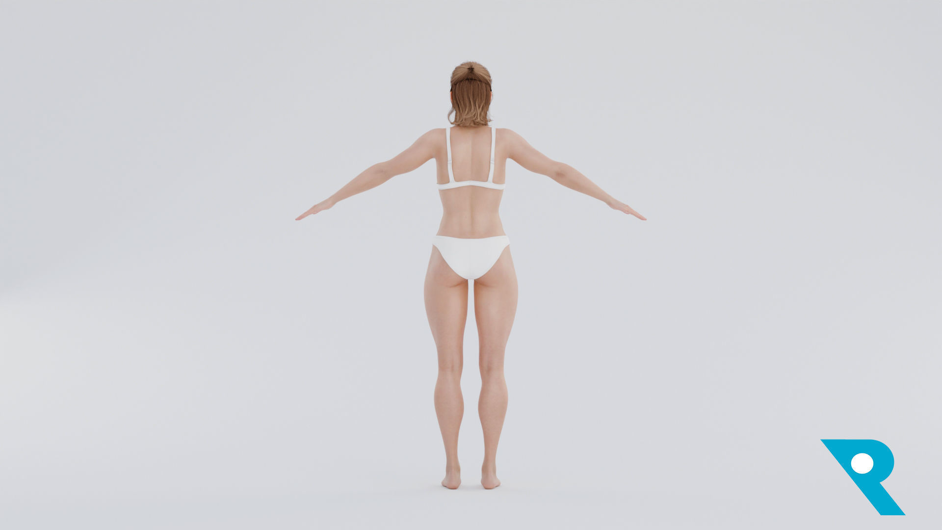 Realistic Female Character - Lynette 3D model_2